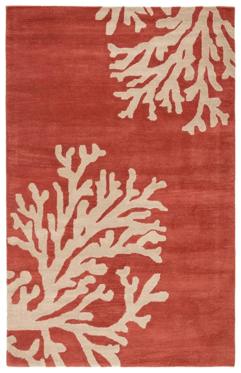 Coastal Seaside COS02 Bough Apricot Brandy / Doe Skin Rug
