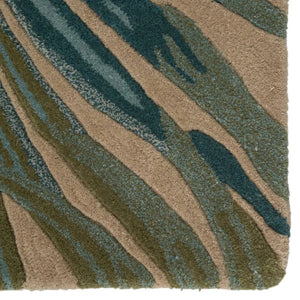 Coastal Seaside COS33 Palmetto Blue / Green Rug