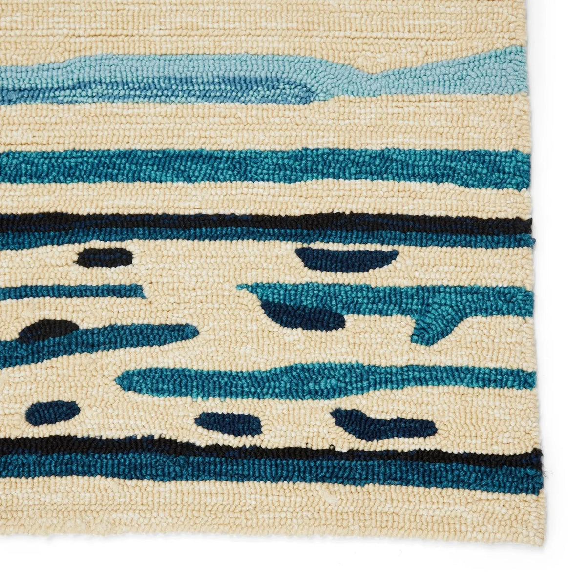 Colours Co19 Sketchy Lines Blue/Green Rug