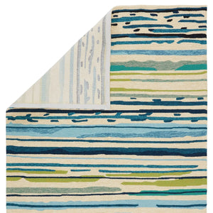 Colours Co19 Sketchy Lines Blue/Green Rug