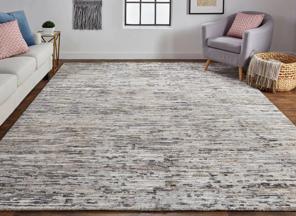 Conroe CRO6821F Gray/Blue Rug