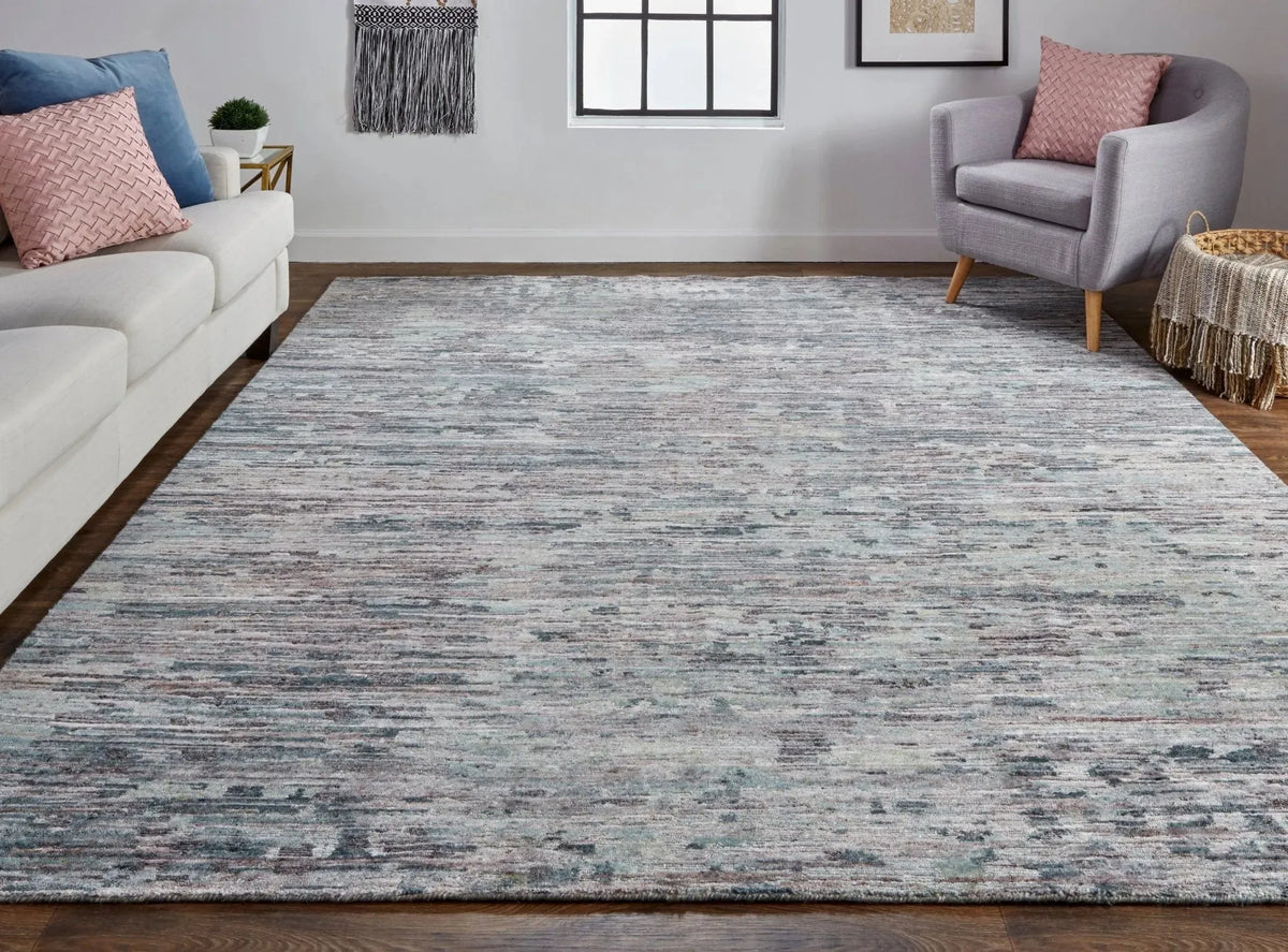 Conroe CRO6823F Blue/Gray Rug