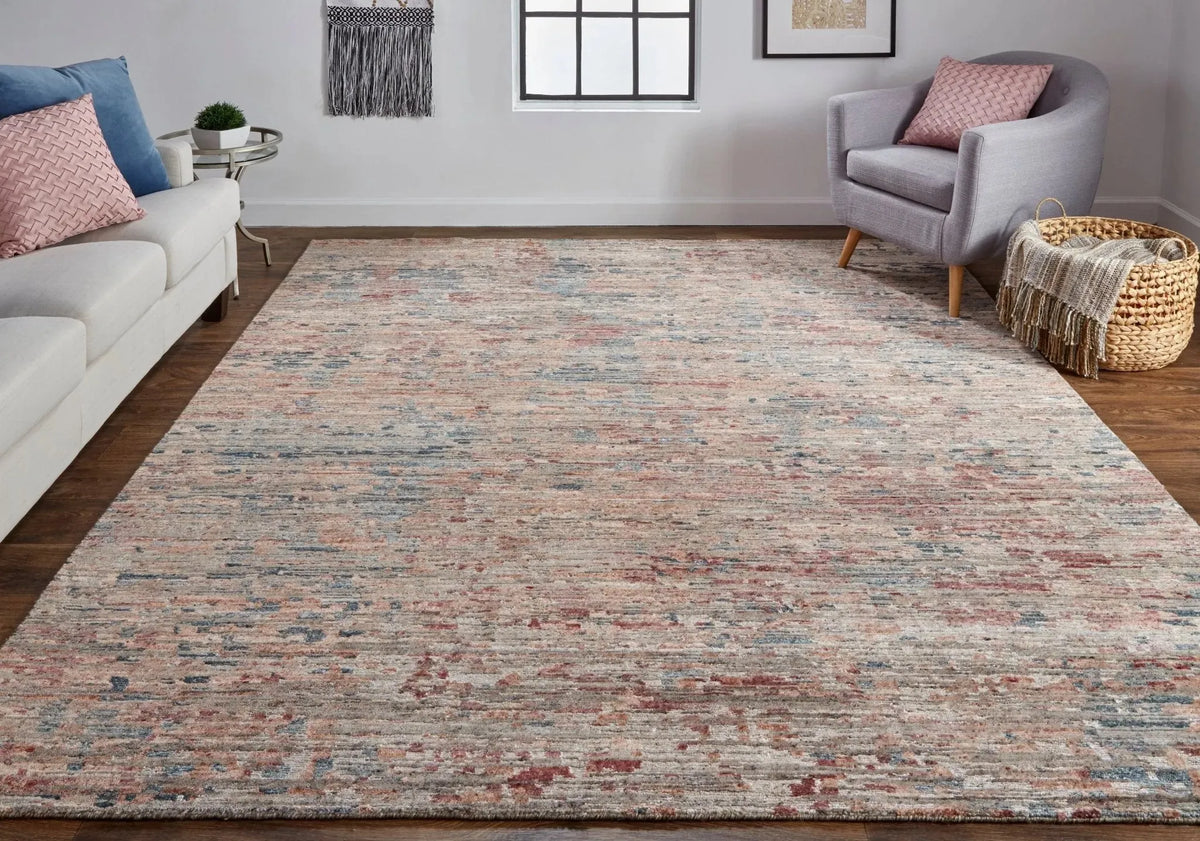 Conroe CRO6827F Red/Blue Rug