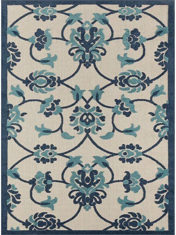 Copa Cabana 81813BLU Blue Rug