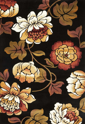 Corinthian 5351 Bella Black Rug