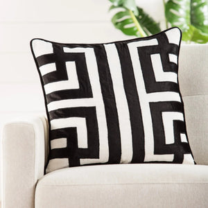 Cosmic By Nikki Chu Cnk08 Ordella White/Black Pillow