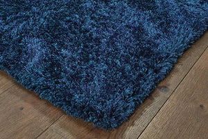 Cosmo Shag 81106 Blue/ Blue Rug