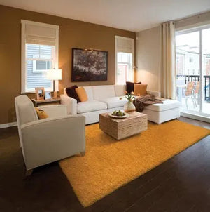Cosmo Shag 81107 Gold Rug