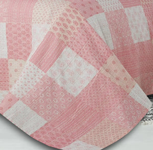 Cotton Kantha Lr81482 Multi Coverlet