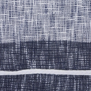 Cotton Lr81484 Navy/White Coverlet