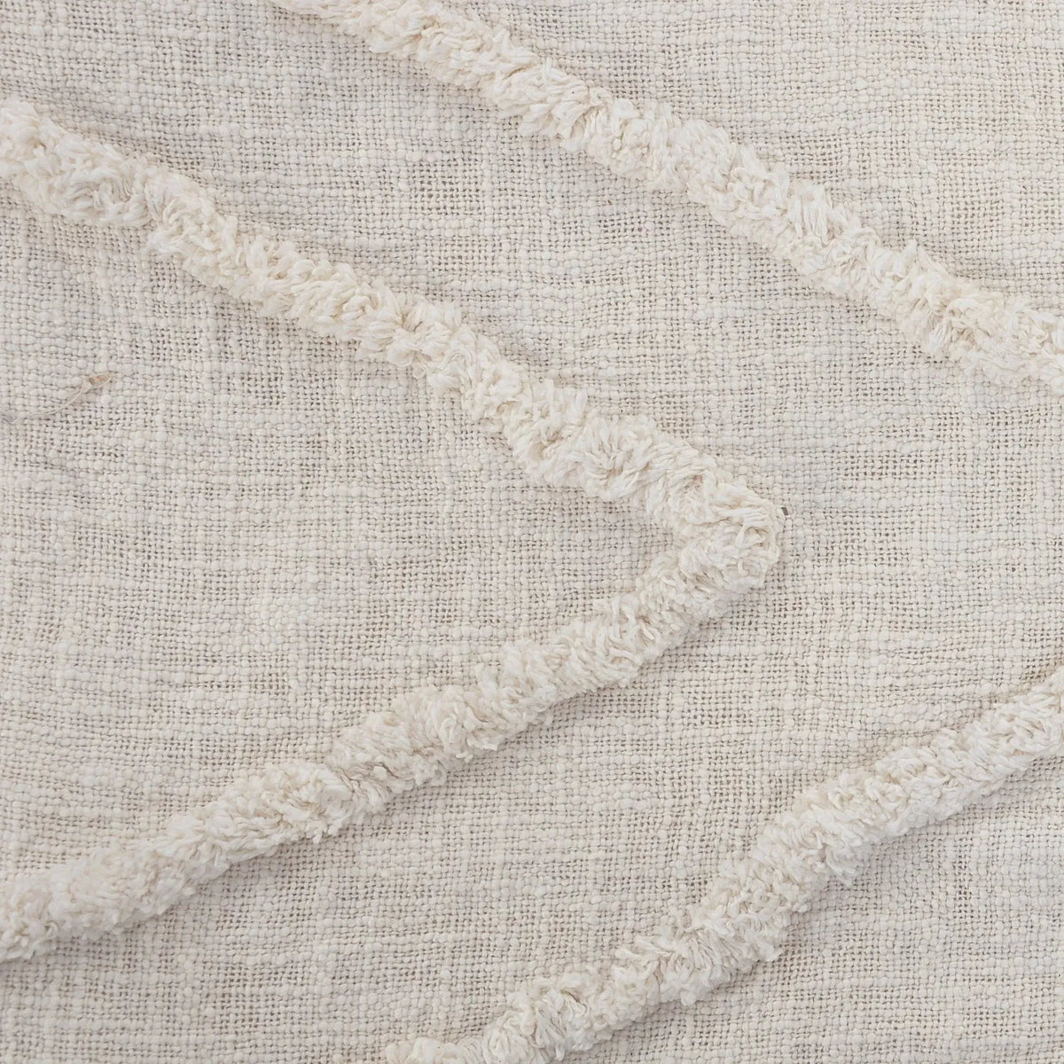 Cotton Lr81486 Ivory Coverlet