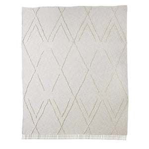 Cotton Lr81486 Ivory Coverlet