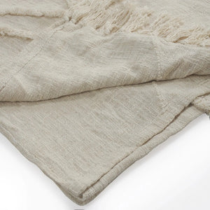 Cotton Lr81486 Ivory Coverlet