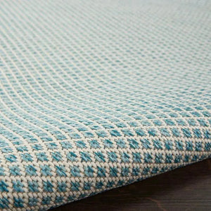 Courtyard COU01 Ivory/Aqua Rug