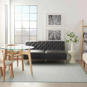 Courtyard COU01 Ivory/Aqua Rug