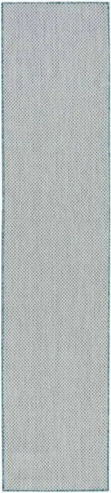 Courtyard COU01 Ivory/Aqua Rug