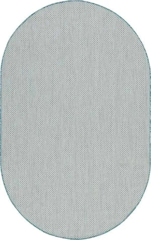 Courtyard COU01 Ivory/Aqua Rug
