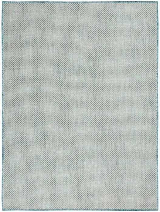 Courtyard COU01 Ivory/Aqua Rug