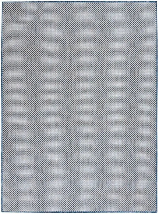 Courtyard COU01 Ivory/Blue Rug