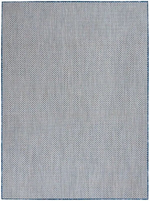 Courtyard COU01 Ivory/Blue Rug