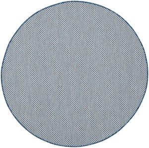 Courtyard COU01 Ivory/Blue Rug