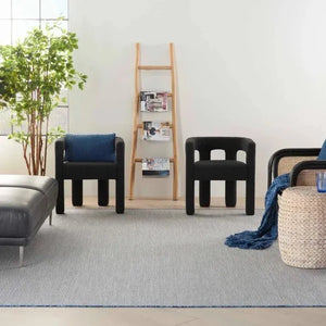 Courtyard COU01 Ivory/Blue Rug