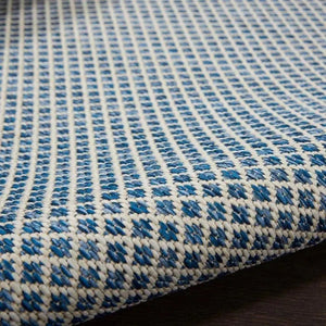 Courtyard COU01 Ivory/Blue Rug