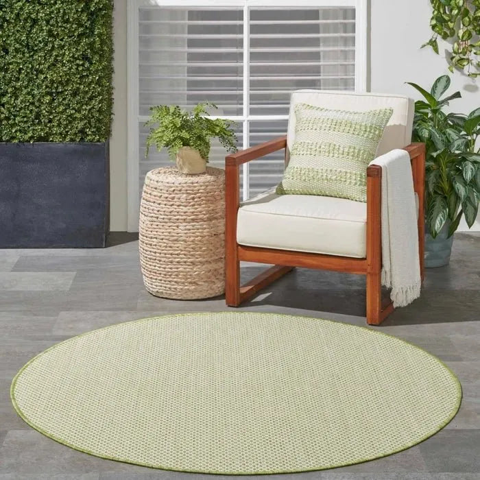 Courtyard COU01 Ivory/Green Rug