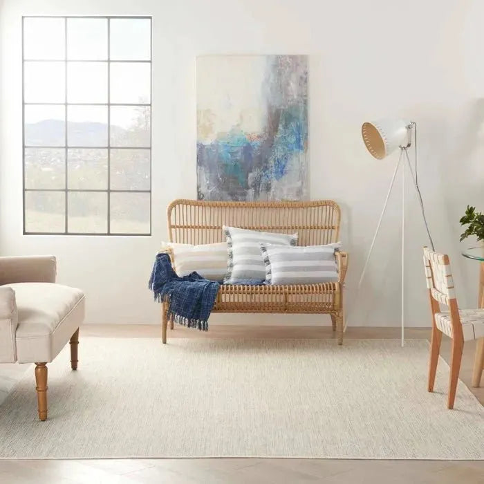 Courtyard COU01 Ivory/Silver Rug