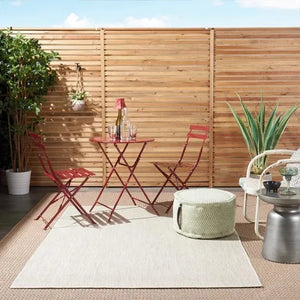 Courtyard COU01 Ivory/Silver Rug