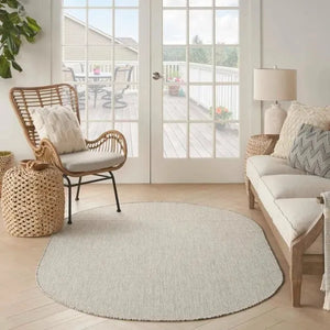 Courtyard COU01 Ivory/Silver Rug