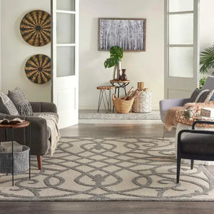Cozumel CZM04 Cream Grey Rug
