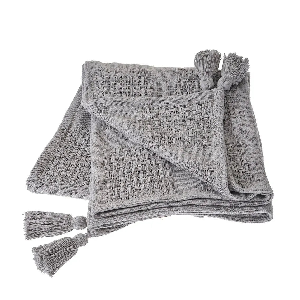 Cozy Light Gray LR80159 Throw Blanket