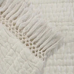 Cozy Throw Lr05291 Ivory Throw Blanket