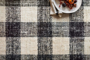 Crew by Magnolia Home CRE-02 Black/Natural Rug