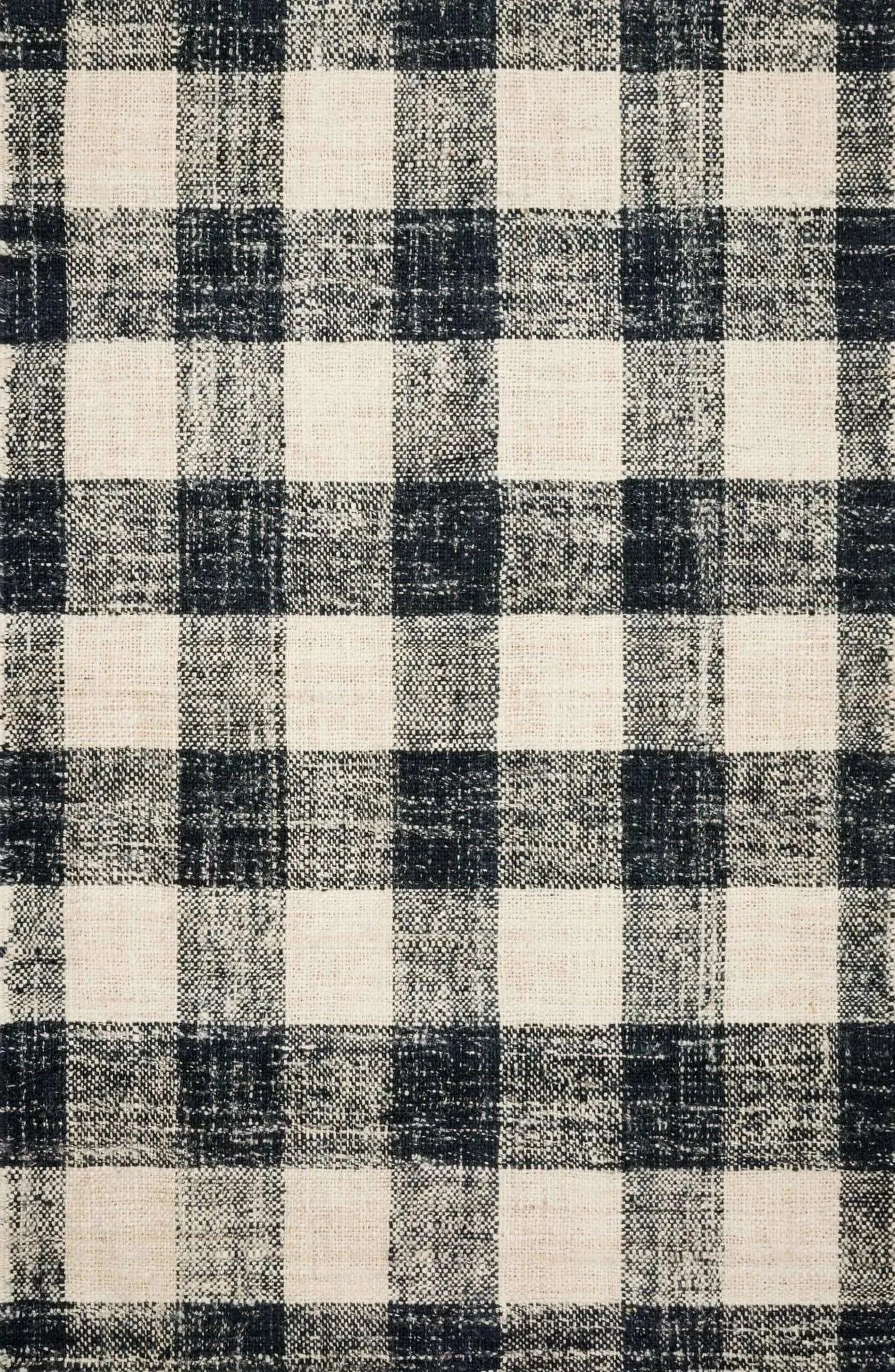Crew by Magnolia Home CRE-02 Black/Natural Rug