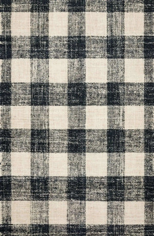 Crew by Magnolia Home CRE-02 Black/Natural Rug