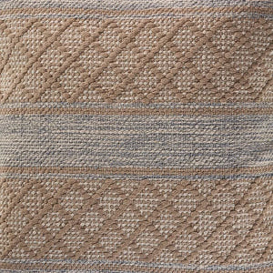 Criss Cross Beige LR07432 Throw Pillow