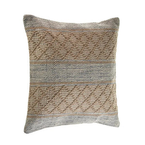 Criss Cross Beige LR07432 Throw Pillow