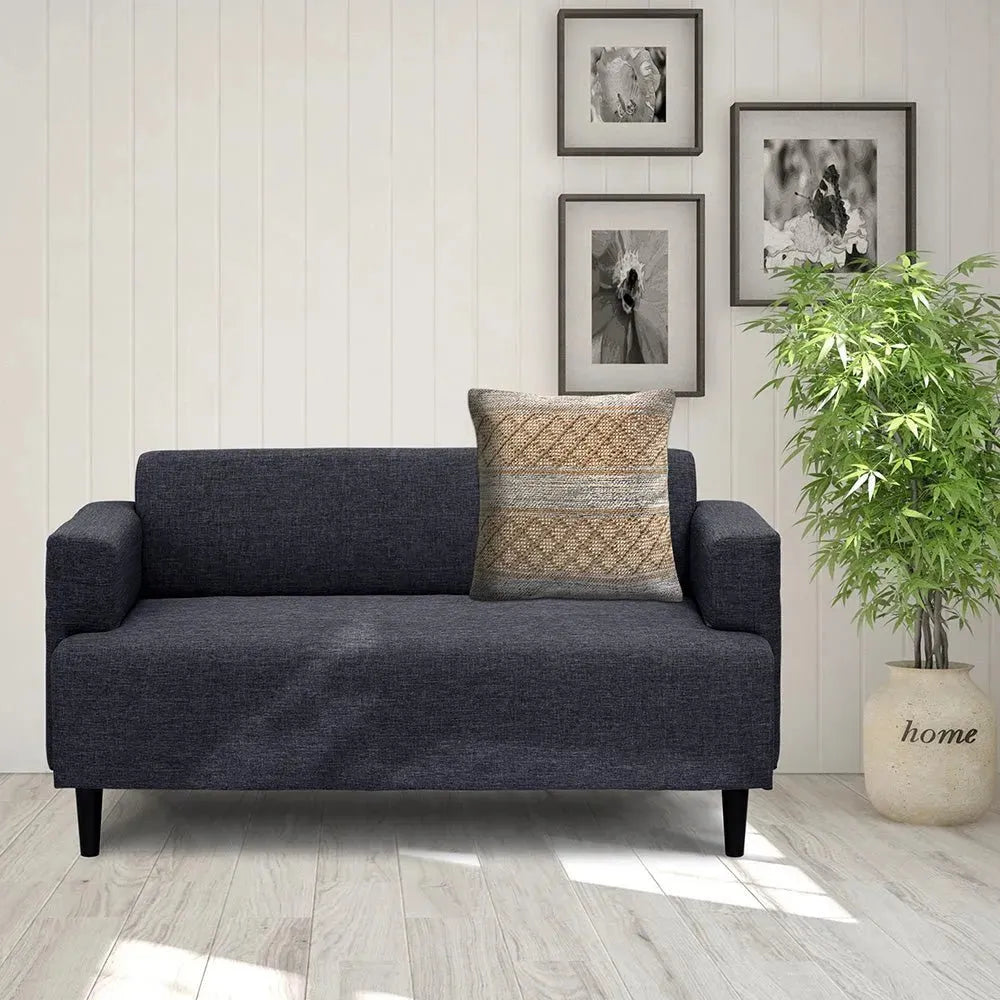 Criss Cross Beige LR07432 Throw Pillow