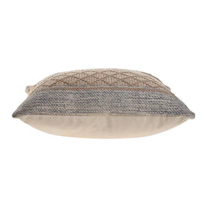 Criss Cross Beige LR07432 Throw Pillow