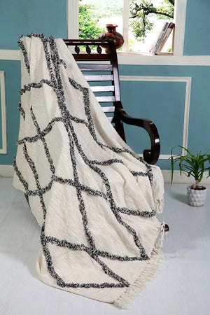 Crossed Over LR80143 Throw Blanket
