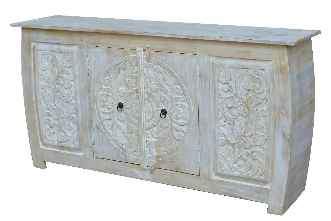 Curved Sideboard with Carving