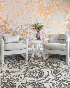 Cyrus CU 01 Silver / Mocha Rug