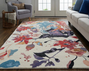 Dafney DFY8863F Red/Blue Rug