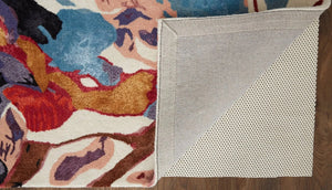 Dafney DFY8863F Red/Blue Rug