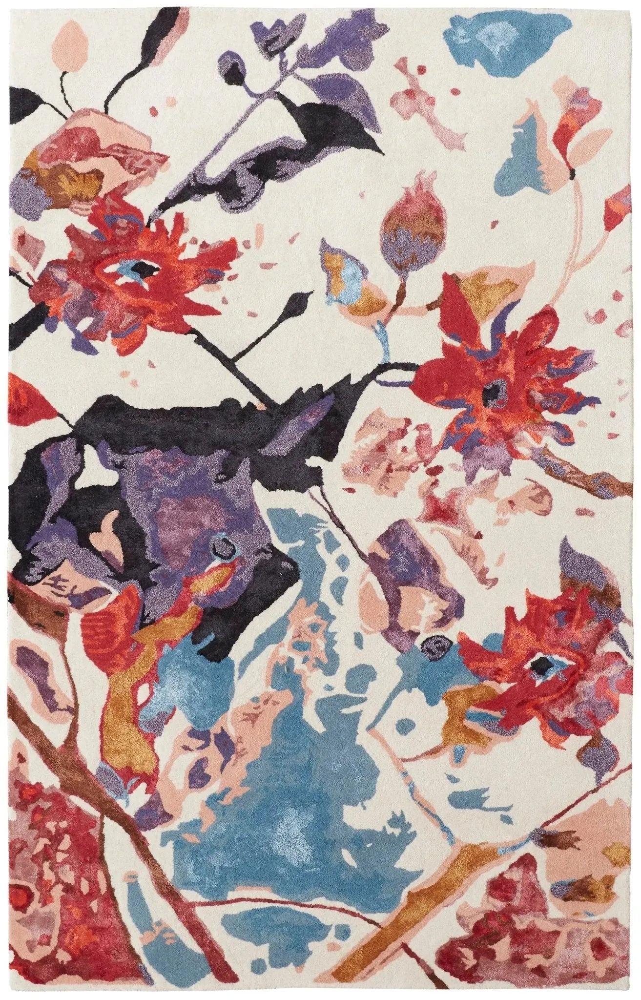 Dafney DFY8863F Red/Blue Rug