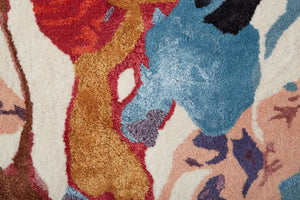 Dafney DFY8863F Red/Blue Rug