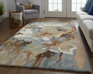 Dafney DFY8868F Tan/Grey Rug