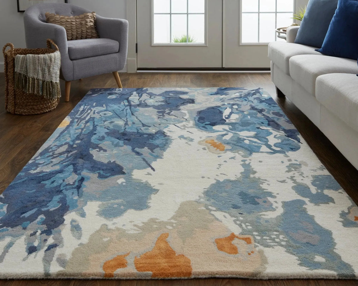 Dafney DFY8871F Blue Rug